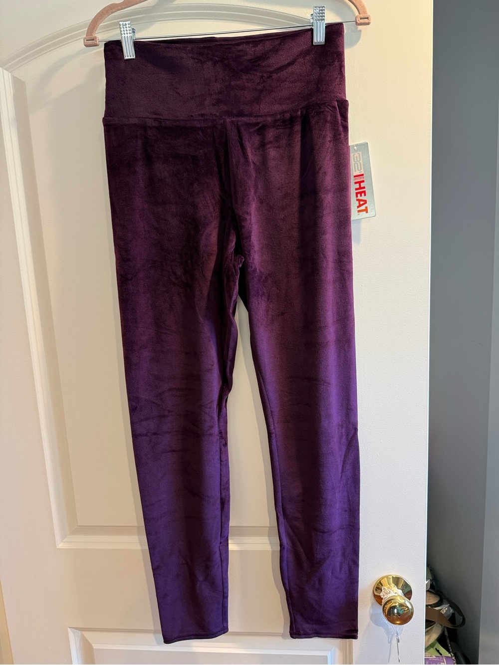 Purple Velour Lounge Athleisure Set 32 Degrees Large NWT - Picture 2 of 6